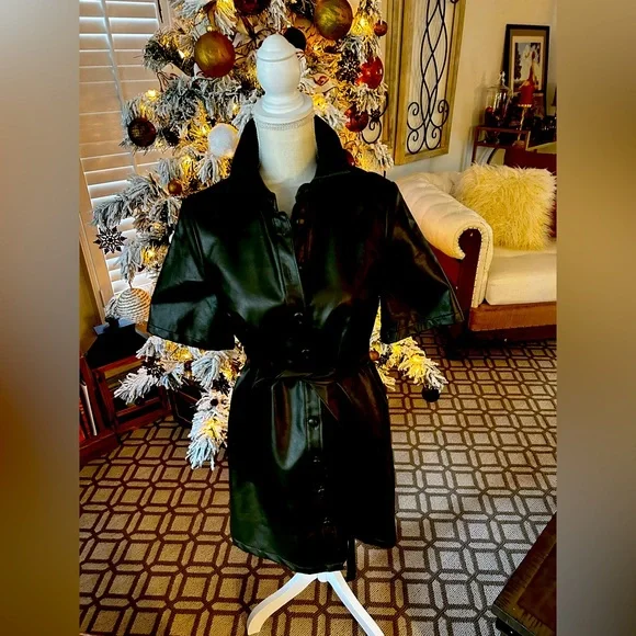 Urban Outfitters | Dresses | Urban Outfitters Faux Leather Dress Deep Olive Green Size M | Poshmark Urban Outfitters | Dresses | Urban Outfitters Faux Leather Dress Deep Olive Green Size M | Poshmark